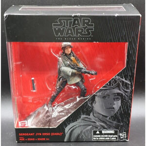Star Wars The Black Series Rogue One Sergeant Jyn Erso Figure -KMART Exclus. NEW